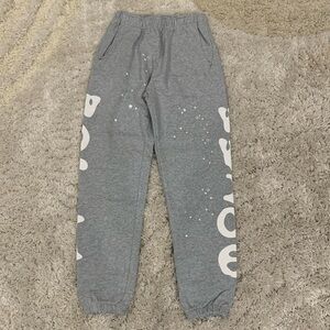 Spider Classic Stars Logo Grey Sweatpants / Joggers Men’s Size Large